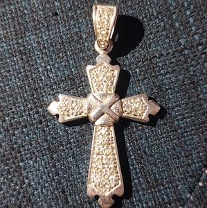 Mens sterling silver cross